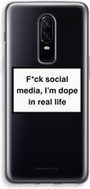 Case Company® - OnePlus 6 hoesje - I'm dope - Soft Case / Cover - Bescherming aan alle Kanten - Zijkanten Transparant - Bescherming Over de Schermrand - Back Cover