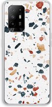 Case Company® - Oppo A94 5G hoesje - Terrazzo N°4 - Soft Case / Cover - Bescherming aan alle Kanten - Zijkanten Transparant - Bescherming Over de Schermrand - Back Cover