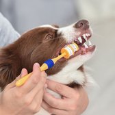 Arm & Hammer tandenborstel voor de hond - overal poetsen door de ronde borstel -