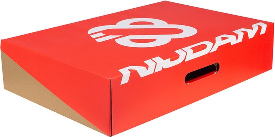 Nijdam Rollers Combo - Blue Blaze - Réglable - Clubs Norvégiens - Zwart - Blauw - Taille 29 - 32