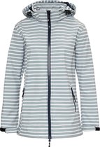 Nordberg Breton - Softshell Outdoor Zomerjas Dames - Grijs/Groen Gestreept - Maat 3XL