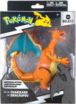 Charizard - Pokémon 25th Celebrations - Bewegend Speelfiguur 15 cm + Pokémon Balpen + 5 Pokemon Stickers | Poké-mon speelgoed voor kinderen jongens meisjes | actiefiguur | Knuffel en speel me