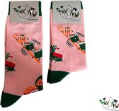 Sockyou box N06- 3 paar vrolijke bamboe sokken - Maat 35-39 in doos