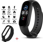 Smart Watch - Horloge - Hartslag - Bloeddrukmeter - Sport - Gezondheid - Fitness Tracker – Armband - Zwart