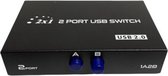 USB Schakelaar / Switch | 2 Ports | 1A2B