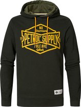 Petrol Industries Hoodie met logoartwork Heren - Maat L