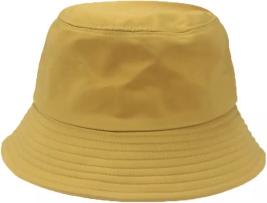 Standaard Bucket hat - Unisex - Geel