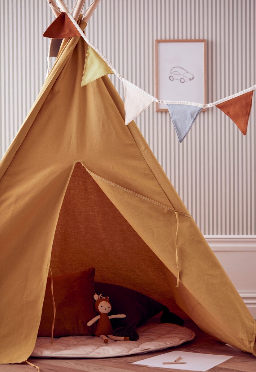 Tente tipi pour enfant blanc-cassé par Kid's Concept