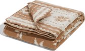 MOST Wollen deken Winter | Beige - Wolwit | 1-persoons