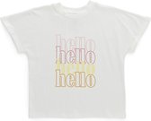 Little Pieces LPHELLO SS TOP BC Meisjes T-Shirt - Maat 134/140