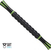 SBT Sports Spier Massage Roller - Massage Stick - Tegen stramme stijve spieren - 43 cm - zwart