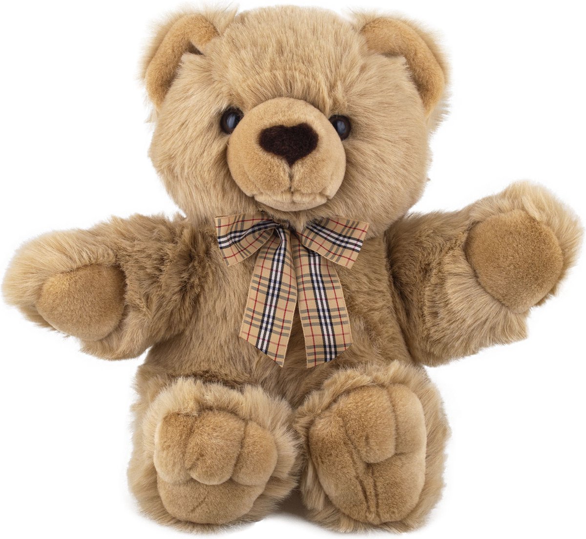 Pluchen beer 45cm - kleur beige - Vaco - Superzacht en hoge kwaliteit - Knuffelbeer