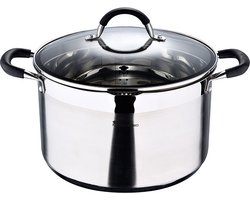 Masterpro - Grote kookpan met deksel - 28 cm - 9.5L - RVS