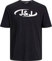 Jack & Jones T-shirt Air Black (Maat: 5XL)