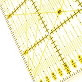 OLFA/OTE Omnigrid Liniaal 15 x 60 cm ideaal voor snijden van lange stukken stof Quilt liniaal