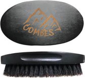 COMBES Zwart Medium Brush / Borstel - 360 Waves Brush - Wave Borstel - BaardBorstel - Haarborstels - Palm Brush - Geweldig met Durag