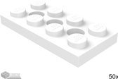 LEGO 3709b Wit 50 stuks