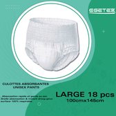 Couches pantalons adultes Dispogold LARGE (18 pièces)