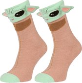 Zachte, antislip sokken - Baby Yoda Star Wars / 37-42