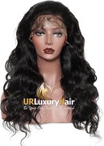 Raw Indian Hair / HD-Lace Frontal Wig (Bodywave - 18 inch)