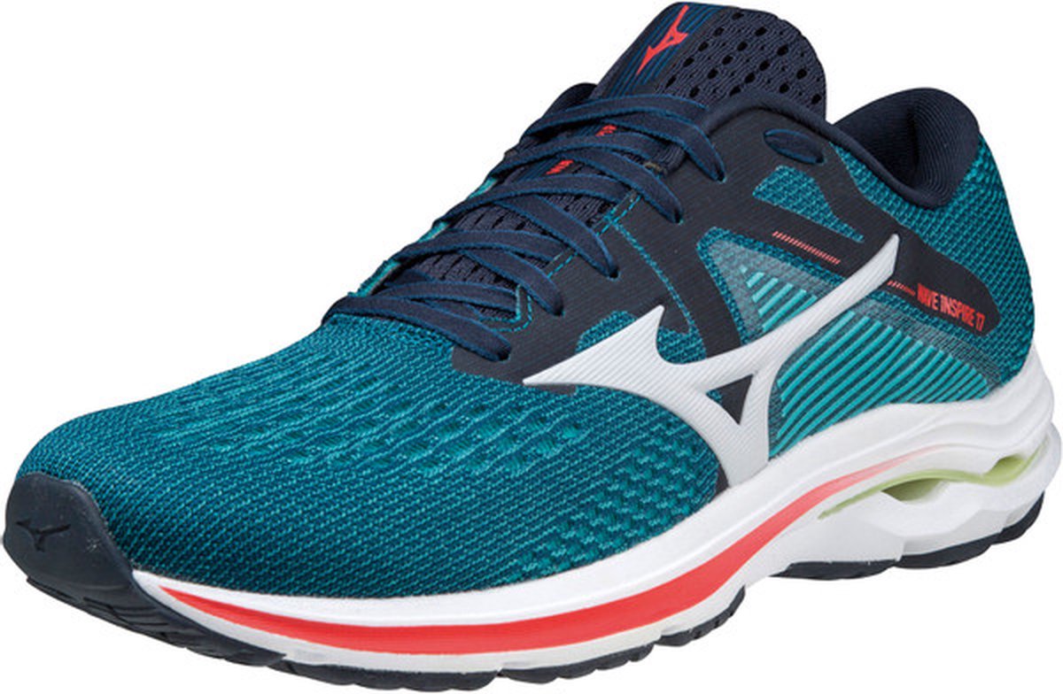 Mizuno Wave Inspire 17 Heren Sportschoenen Hardlopen Weg groen bol
