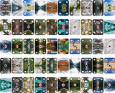 Cadeautip! Speelkaarten Natuur - Hoge kwaliteit - Zelf geproduceerd - Kaartspel set - Luxe Speelkaarten - 54 kaarten - 28 afbeeldingen van de natuur - Huurdies - 62 x 88cm - schoencadeautjes sinterklaas
