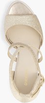 graceland Champagne sandalette glitter - Maat 41