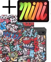 iPad Mini 6 Hoes Met Uitsparing Apple Pencil En Met Screenprotector - Graffity