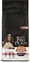 PRO PLAN DOG AD M/L 7+ SKIN 14KG