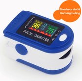 Saturatiemeter met hartslagmeter - Zuurstofmeter vinger - Pulse Oximeter - Gecertificeerd