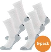 Xtreme Sockswear Tennis / Padel Sokken - 6 paar witte Tennissokken - Multi White - Maat
