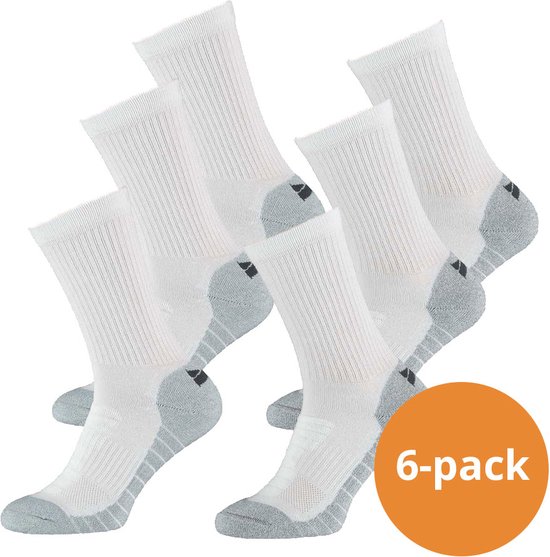 Xtreme Sockswear Tennis / Padel Sokken - 6 paar witte Tennissokken - Multi White - Maat 39/42