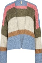 Soya Concept - Cardigan - Blauw/Roze/Groen