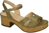 Wonders -Dames -  groen olijf - sandalen - maat 37