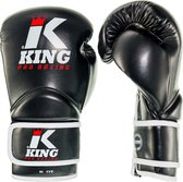 King Pro Boxing KPB/BG KIDS 1 Bokshandschoenen Zwart Wit Rood 10 OZ