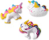 Petshop by Fringe Studio 289415 set unicorns - Speelgoed voor dieren - honden speelgoed – honden knuffel – honden speeltje – honden speelgoed knuffel - hondenspeelgoed piep - hondenspeelgoed 