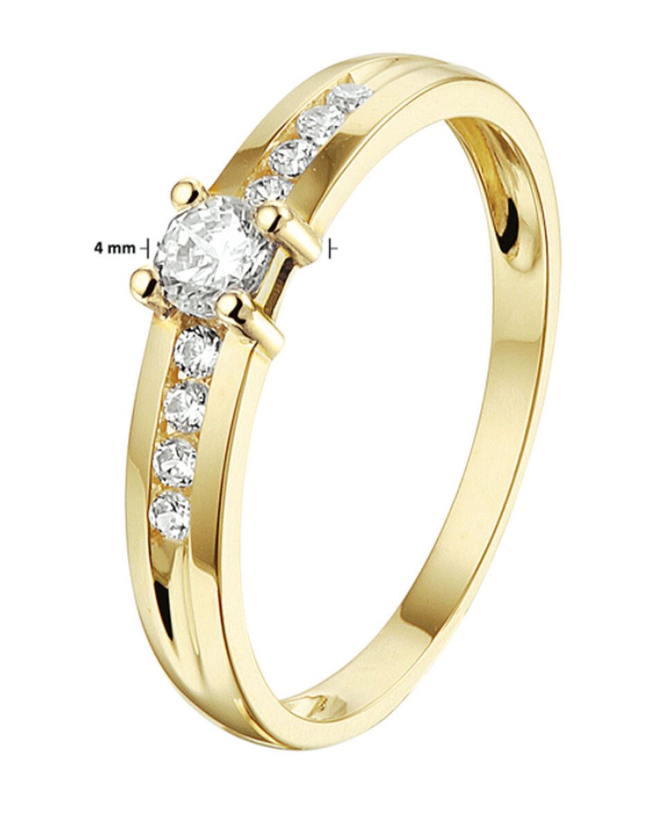 Schitterende 14K Geel Gouden Ring Maat 17 50 Mm maat 55 Bol schitterende-14k-geel-gouden-ring-maat-17-50-mm-maat-55-bol