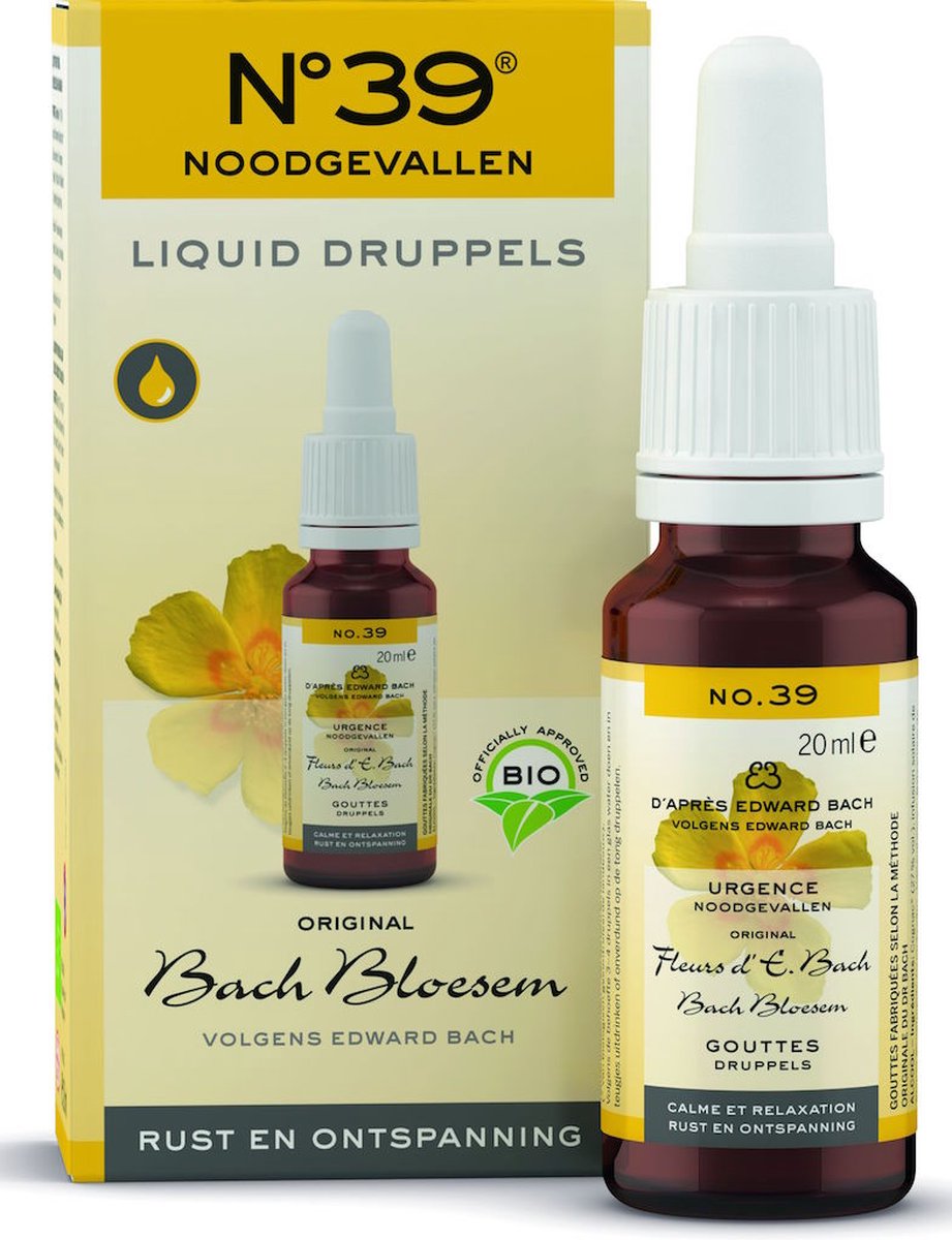 Goedkoopste Bachbloesem Bio N°39 Noodgevallen Druppels 20ml