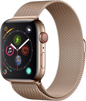 Devia Elegant Series Milanese Loop Roestvrij Staal Bandje voor Apple Watch Series 6 (40mm) - Goud