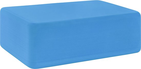 Foto: Ryzor yogablok yogablokken schuim pilates foam yoga blok yogablokken lichtblauw yoga blocks yoga artikelen afgeronde hoeken schuim 15 x 22 x 7 centimeter lxbxh lichtblauw