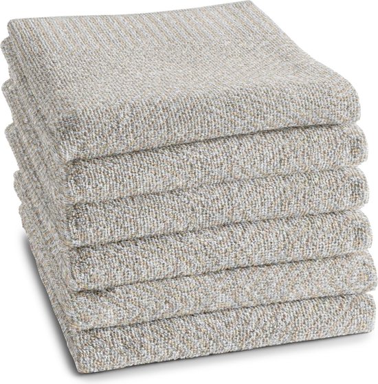 DDDDD Cisis - Keukendoek - 50x55 cm - Set van 6 - Cream