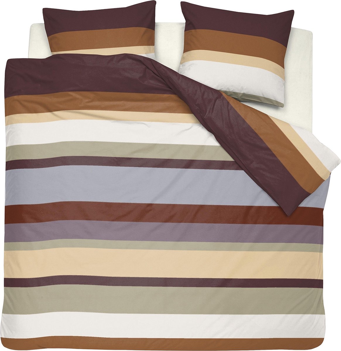 Damai dekbedovertrek Casa - Katoen - 200x200/220 cm - Rust