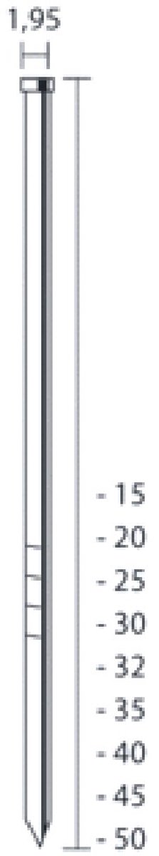 Brad Type J 30Mm Cnk Verz Hars - 1000 stuks