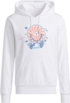 adidas Trae Illusion Pullover Hoodie Heren - Sporttruien - wit - maat M