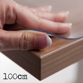 Volle rol Transparante tafelbeschermer 2mm - rol van 1000 x 100 centimeter -  1000 x 100 - Transparant tafelkleed