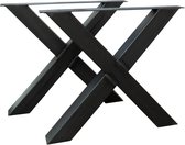 Stalen Metalen Tafelpoten - 10 x 10 cm - Per Set - stalen tafelpoten - industrieel -
