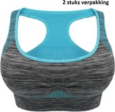 Sportbeha  - Fitness BH - comfortabele sport bh - 2 stuks -