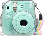 Everygoods Beschermhoes Voor Fujifilm Instax Mini 9/Mini 8/Mini 8+ Instant Camera - Premium Pvc Hard Case Bag Cover Met Verwijderbare Band Voor Fujifilm Instax Mini 8 8+/Mini 9, Glanzend Tran