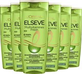 L'Oréal Paris Elsève MultiVitamines Fresh Shampoo - 6 x 250 ml