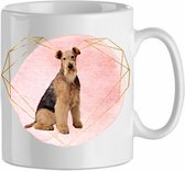 Mok Airdale terrier 3.3| Hond| Hondenliefhebber | Cadeau| Cadeau voor hem| cadeau voor haar | Beker 31 CL